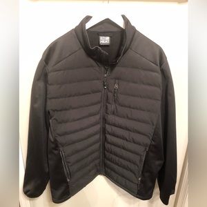 32 DEGREES HEAT MEN'S BLACK CLOUDFILL LIGHTWEIGHT PUFFER JACKET SZ XL